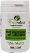 ACIDE HYALURONIQUE PUR & COLLAGENE MARIN - Enrichi en Vitamines E & C - Anti-rides 100% Naturel - Anti-âge et Articulations - Agit en Profondeur - 60 Gélules - Fabriqué en France