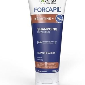 Arkopharma - Forcapil Strengthening Shampoo | Strength - Vitality - Protection - Shine - Brittle and Damaged Hair | Tube of 200 ml